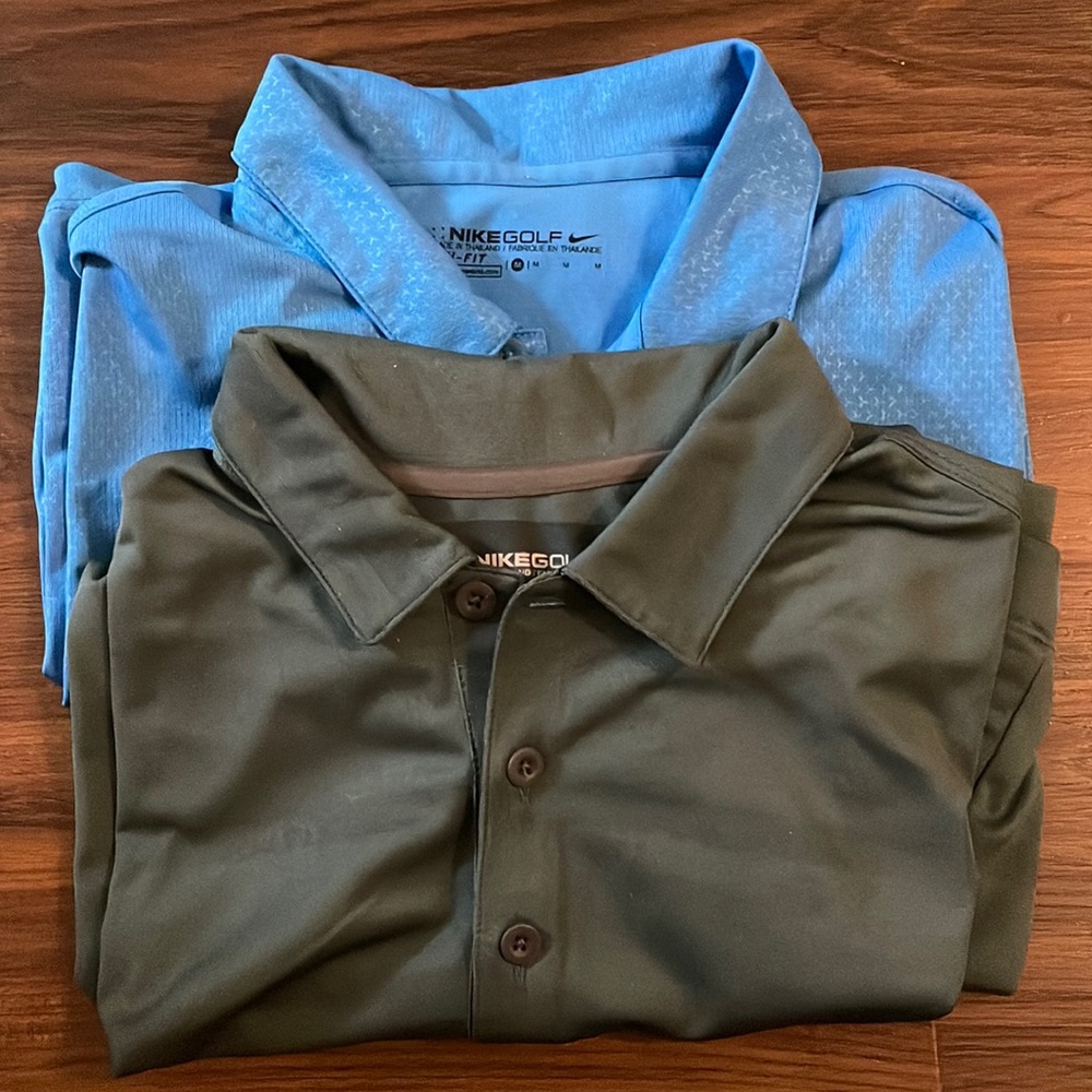 SET OF 2- Nike Dri-Fit Golf Polo